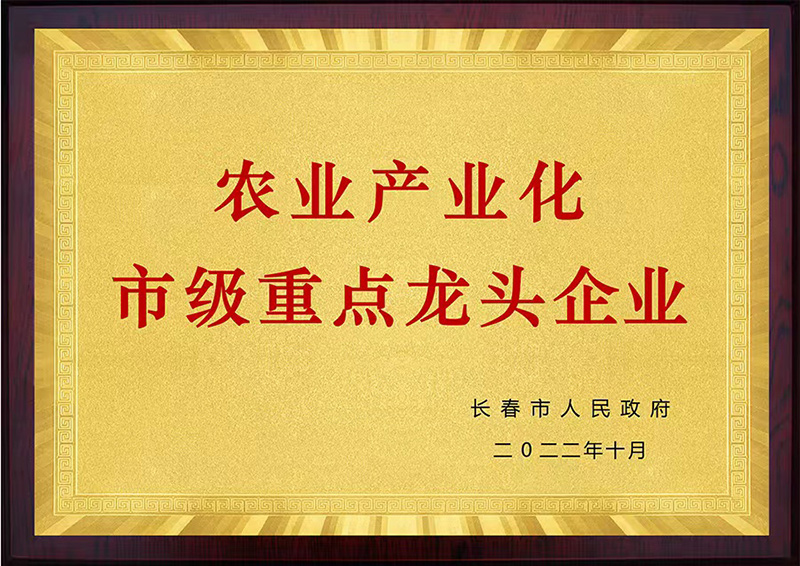 农业产业化市级重点龙头企业